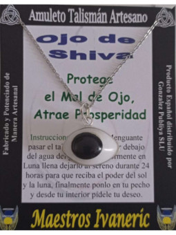 Talismán de mineral Artesano Ojo de Shiva,