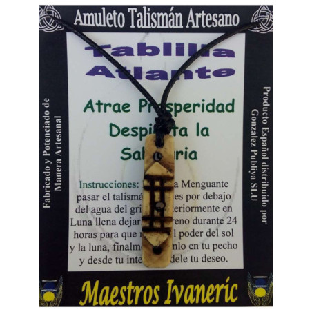 Talismán Artesano Tablilla Atlante