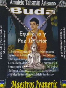 Talismán Artesano Buda, Paz, Serenidad