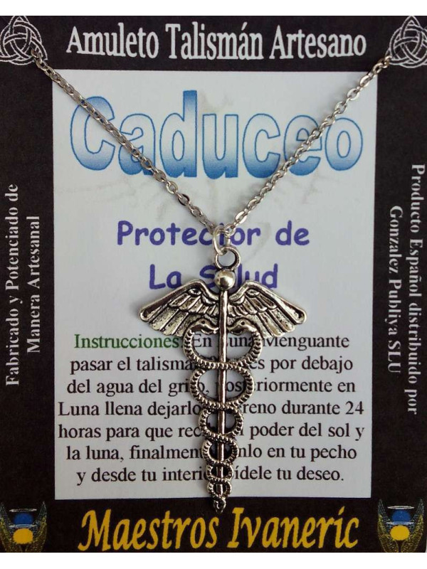 Talismán Artesano Caduceo, Salud