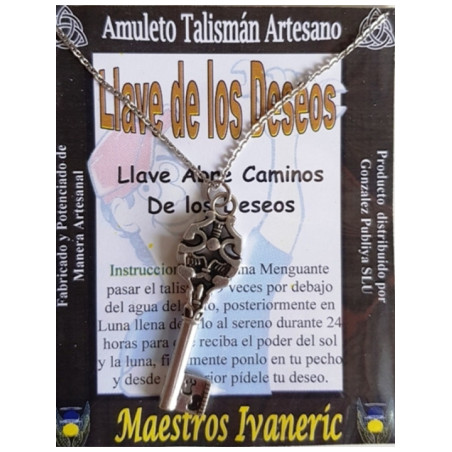 Talismán Artesano Llave de los Sueños