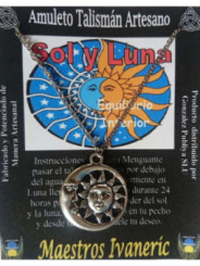 Talismán Artesano Sol y Luna