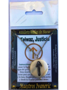 Colgante Runa Justicia. Temas Legales.