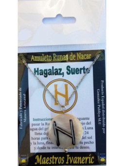 Colgante Runa Suerte. Atraer Fortuna.