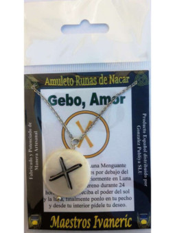 Colgante Runa del Amor. Atraer Amor.