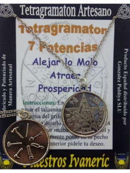 Amuleto Tetragramaton 7 Potencias