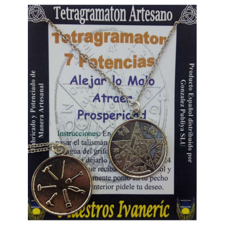 Amuleto Tetragramaton 7 Potencias