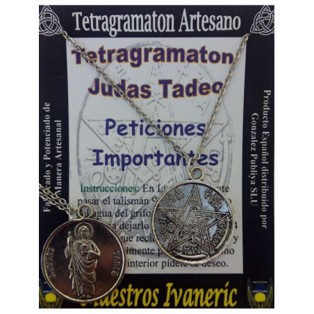 Amuleto Tetragramaton Judas Tadeo
