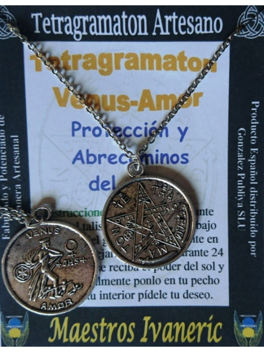Amuleto Tetragramaton Amor
