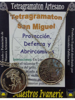 Amuleto Tetragramaton San Miguel