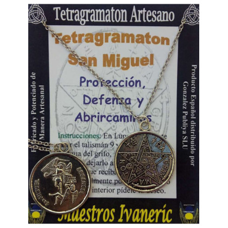 Amuleto Tetragramaton San Miguel
