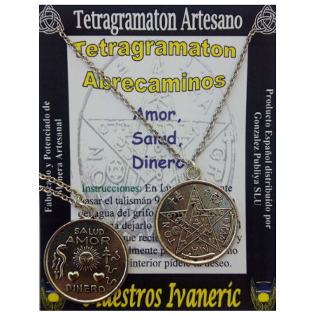 Amuleto Tetragramaton Abrecaminos