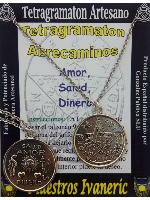 Amuleto Tetragramaton Abrecaminos