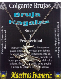 Amuleto Bruja Hagalaz. Suerte y Prosperidad