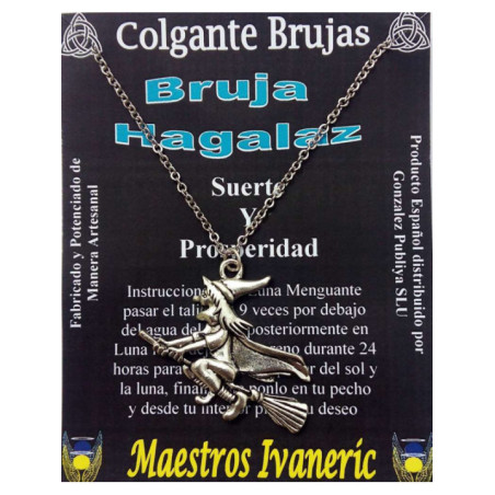 Amuleto Bruja Hagalaz. Suerte y Prosperidad