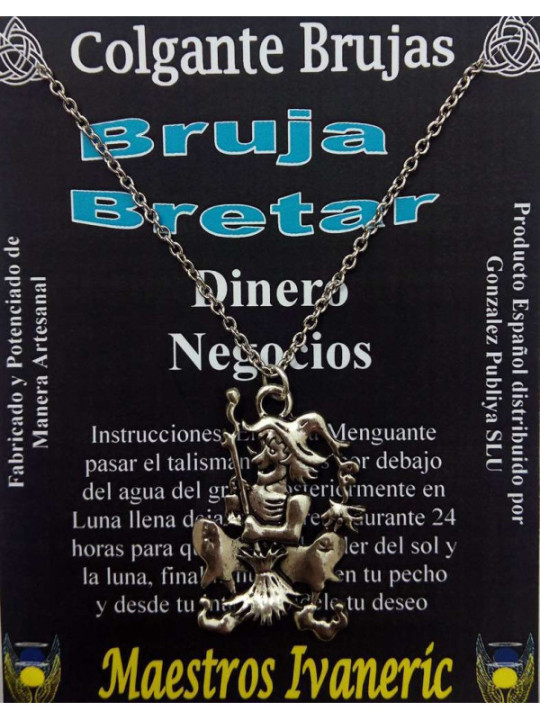 Amuleto Bruja Bretar. Dinero y Negocios