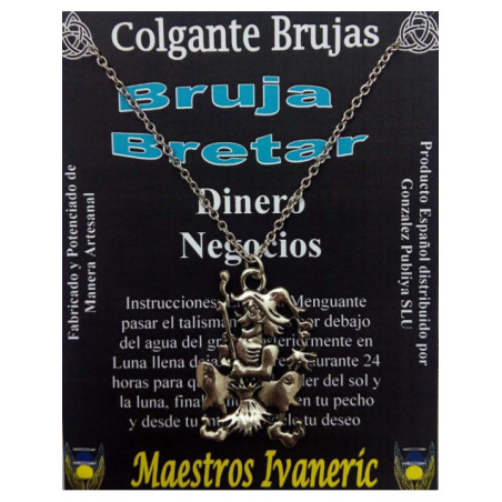 Amuleto Bruja Bretar. Dinero y Negocios