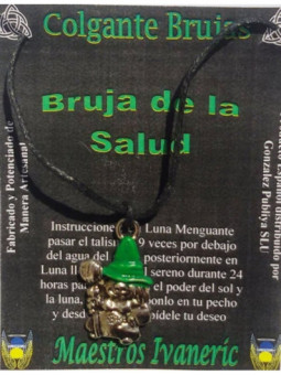 Amuleto Bruja de la Salud, 3 centímetros