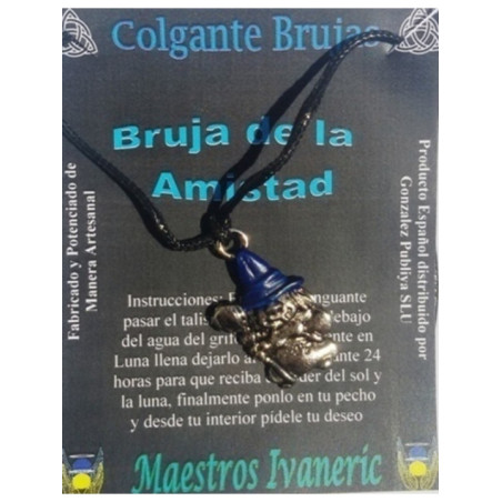 Amuleto Bruja de la Amistad, 3 centímetros