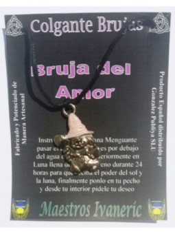 Amuleto Bruja del Amor, 3 centímetros