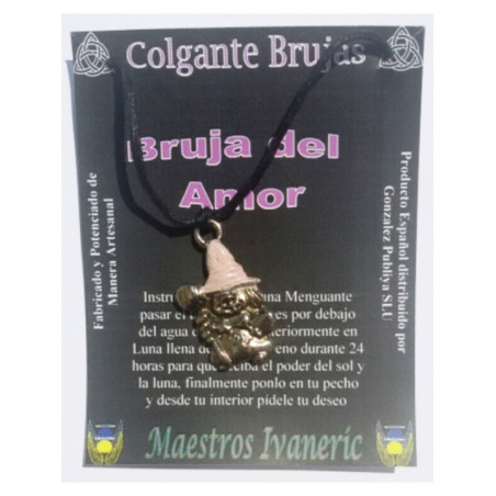 Amuleto Bruja del Amor, 3 centímetros
