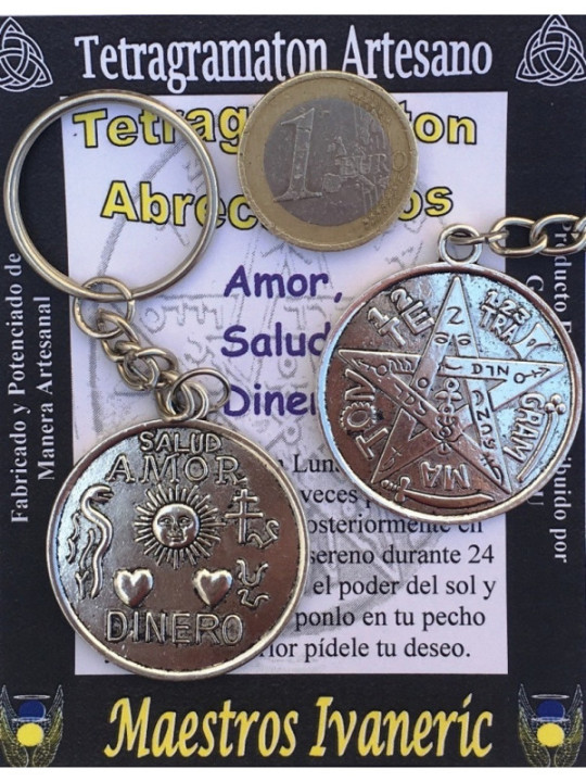 Amuleto Llavero Tetragramaton Abrir Caminos