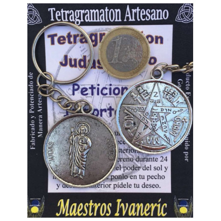 Amuleto Llavero Tetragramaton Judas Tadeo. Peticiones importantes