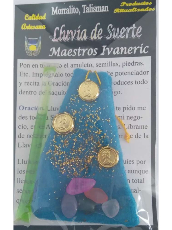 Poderoso Amuleto Morralito Lluvia de Suerte Mágica