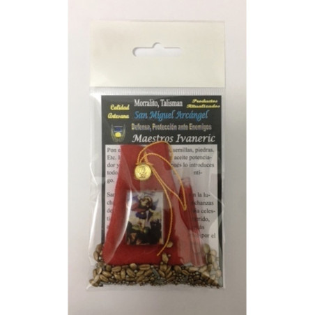 Poderoso Amuleto Morralito San Miguel Arcángel