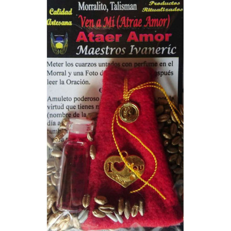 Poderoso Amuleto Morralito Ven a Mi, (Atraer Amor)