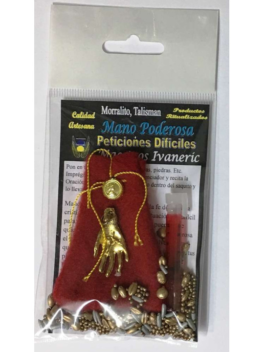 Poderoso Amuleto Morralito Mano Poderosa