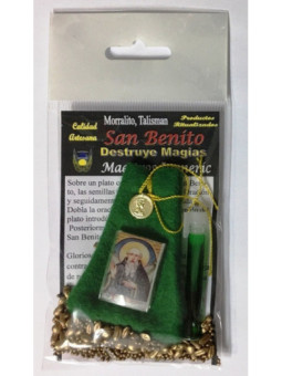 Poderoso Amuleto Morralito San Benito