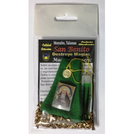 Poderoso Amuleto Morralito San Benito