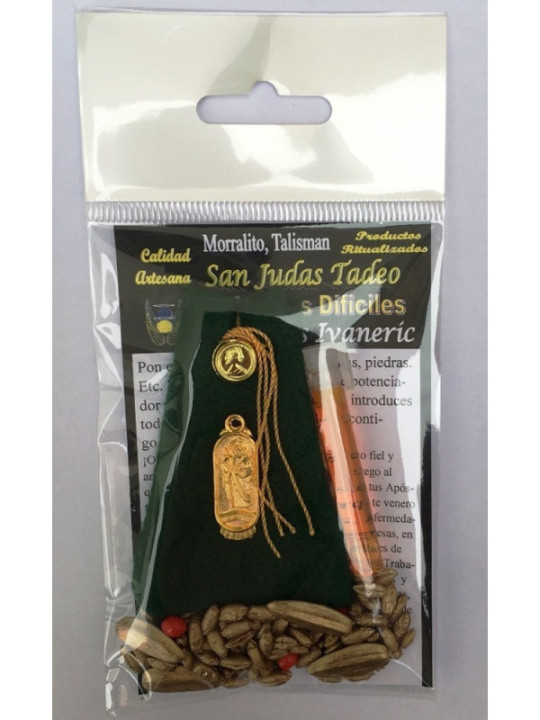 Poderoso Amuleto Morralito San Judas Tadeo