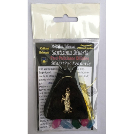 Poderoso Amuleto Morralito de la Santisima Muerte