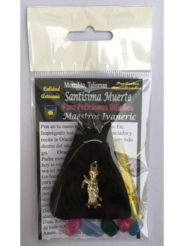 Poderoso Amuleto Morralito de la Santisima Muerte