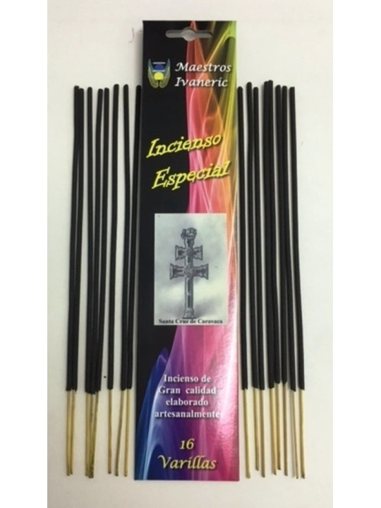 Incienso Especial Con Estampa y Oración Cruz de Caravaca