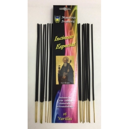 Incienso Especial Con Estampa y Oración San Benito