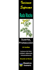 Incienso de Propósito Ruda Macho