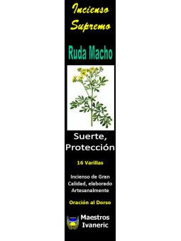 Incienso de Propósito Ruda Macho