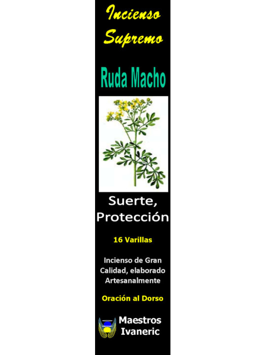 Incienso de Propósito Ruda Macho