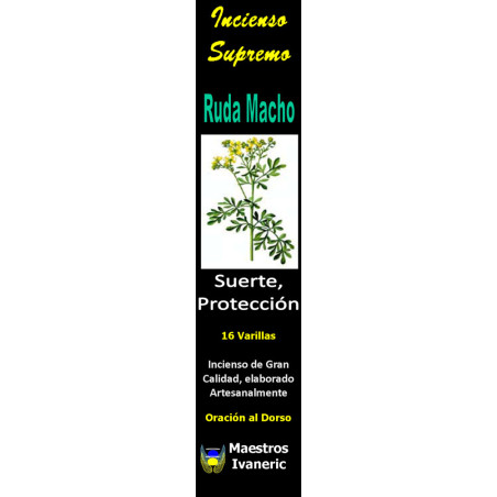 Incienso de Propósito Ruda Macho