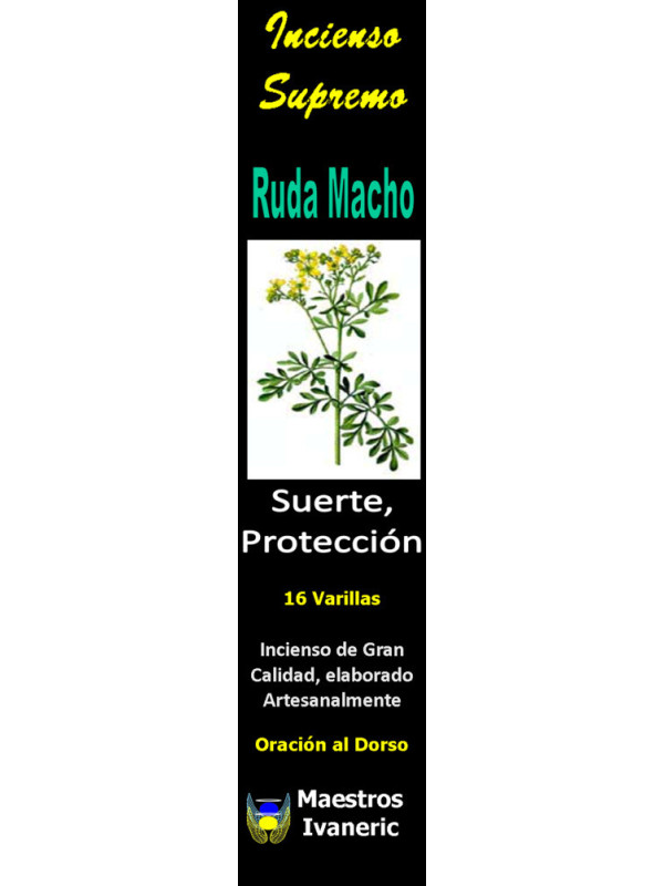 Incienso de Propósito Ruda Macho