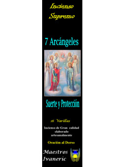 Incienso Supremo de los Arcángeles, 7 Arcángeles, Con Oración