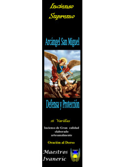 Incienso Supremo de los Arcángeles San Miguel, Con Oración