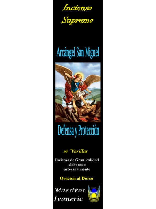 Incienso Supremo de los Arcángeles San Miguel, Con Oración