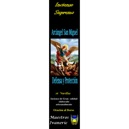Incienso Supremo de los Arcángeles San Miguel, Con Oración