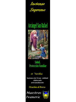 Incienso Supremo de los Arcángeles San Rafael, Con Oración