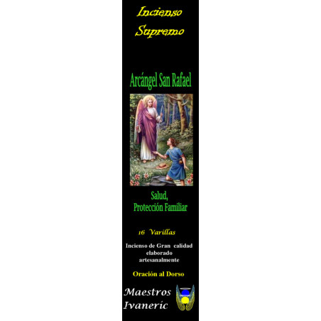 Incienso Supremo de los Arcángeles San Rafael, Con Oración
