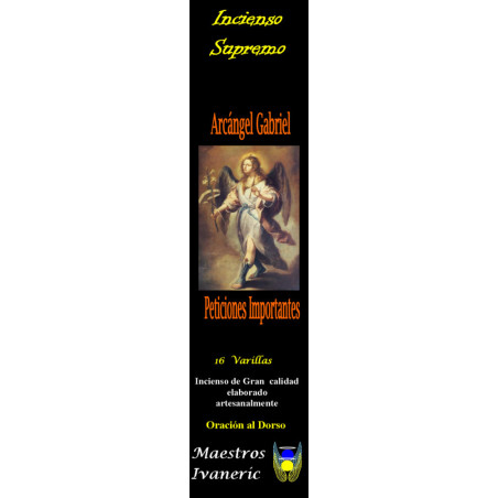 Incienso Supremo de los Arcángeles San Gabriel, Con Oración